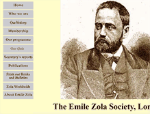 Tablet Screenshot of emilezolasocietylondon.org.uk